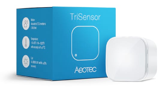 Aeotec TriSensor - Motion Temperature and Light Sensor