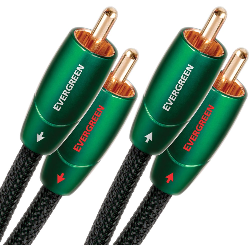 Audioquest Evergreen RCA Cable - 2 RCA Audio Interconnect Cable
