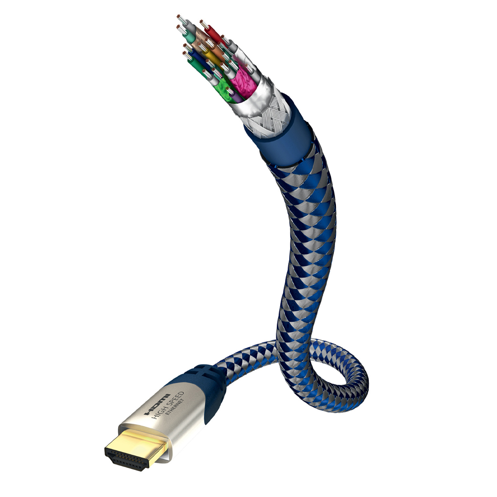 Inakustik Hdmi Premium - Hdmi 2 High Speed Cable with Ethernet