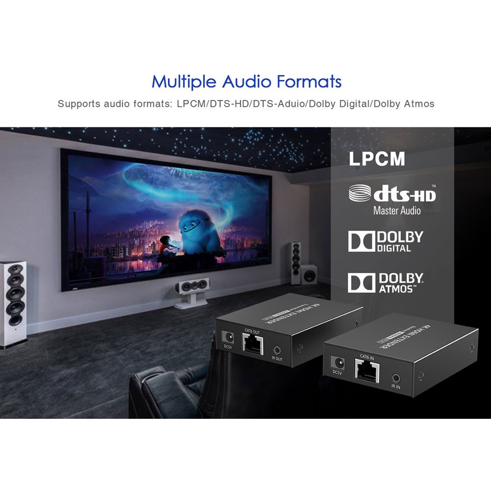 Lenkeng - LKV465P 50M 4K @60Hz Hdr Hdmi Extender With Poc — view 4