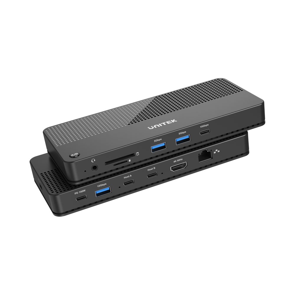 Unitek D1077a - USB Type-C 4K KVM Port Replicator With 100W Power Delivery
